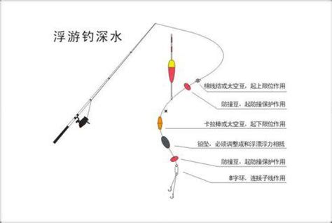 筏竿线组图解，常用的有常规线组、底铅线组、通心铅线组等！ - 酷钓鱼