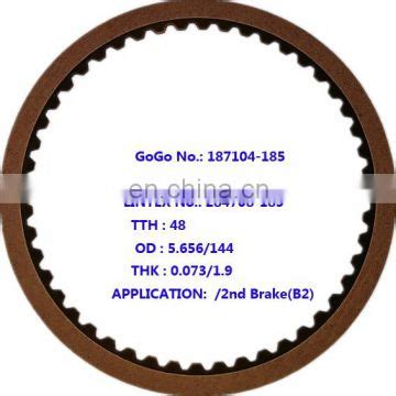 Transmission Friction Plate Kit For BUICK AW81-40LE gearbox repair ...