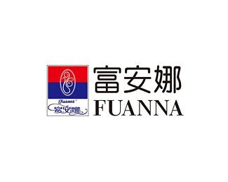 富安娜(FUANNA)标志Logo设计含义，品牌策划vi设计介绍