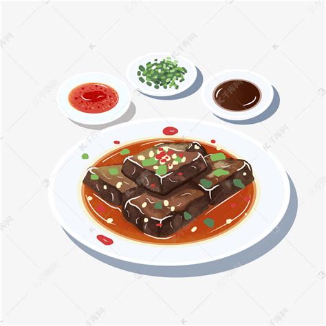 手绘卡通美味臭豆腐素材图片免费下载-千库网