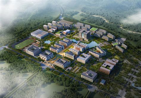 鸟瞰图-中国地质大学新校区建设指挥部