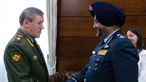 俄军总参谋长与印度空军参谋长表示愿继续加强两国军方联系 - 2019年7月9日, 俄罗斯卫星通讯社