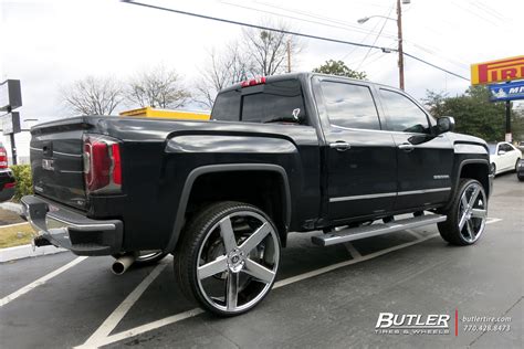 GMC Sierra with 28in DUB Baller Wheels exclusively from Butler Tires ...