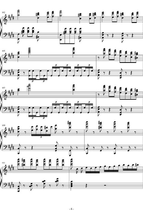 贝多芬-悲怆奏鸣曲第三乐章钢琴谱-c调-虫虫乐谱