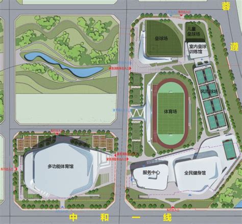 成都高新区体育中心规划图与建设进展- 成都本地宝