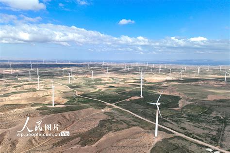 宁夏吴忠：戈壁风电助力绿色发展【5】--图片频道--人民网