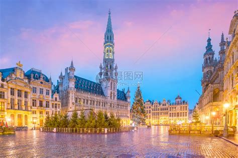比利时布鲁塞尔老城大广场Belburce著名的欧洲城市高清图片下载-正版图片307654303-摄图网