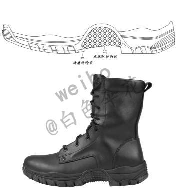 #单兵装备# 21系列作战靴的超轻鞋底结构（... 来自白色伞花 - 微博