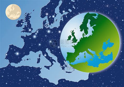 欧洲地图EPS素材免费下载_红动中国