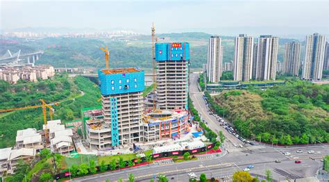 重庆首个艺术生态商业公园悦来汇项目4栋塔楼成功封顶_重庆市人民政府网