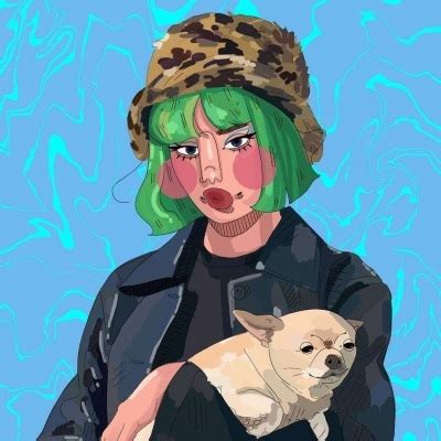 非主流怪异头像女生