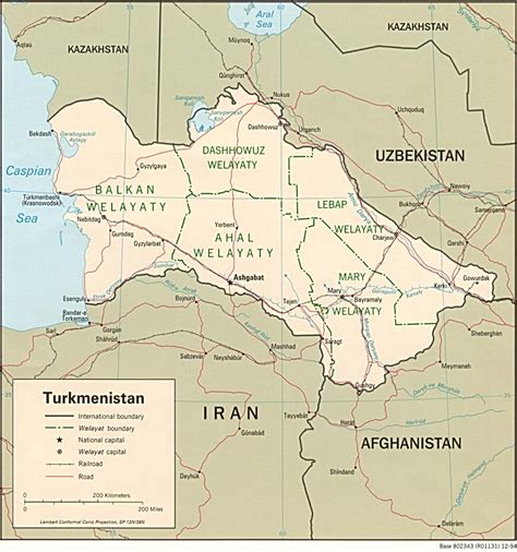 土库曼斯坦地图|华译网翻译公司提供专业翻译服务