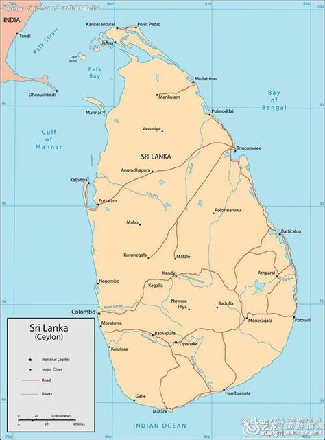 斯里兰卡地图高清版 - 斯里兰卡地图 - 地理教师网