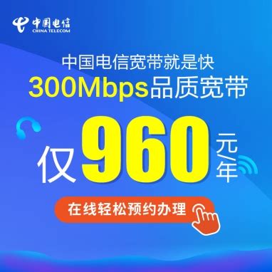 单宽带300M(客户端)【号卡，流量，电信套餐，上网卡】- 中国电信网上营业厅