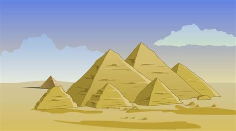 埃及金字塔卡通图片-埃及金字塔卡通素材图片大全-摄图网