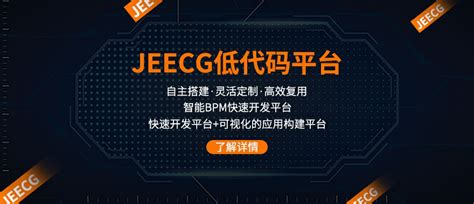 JEECG官方网站 - 基于BPM的低代码开发平台(低代码平台_零代码平台_工作流平台优秀服务商)