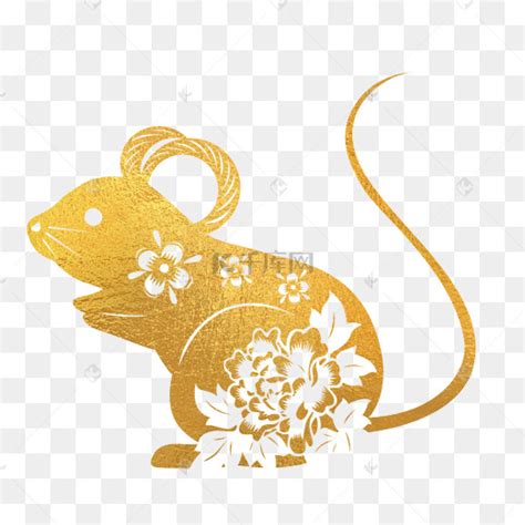 金色老鼠2020图片-金色老鼠2020图片素材免费下载-千库网