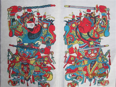 年画门神图片