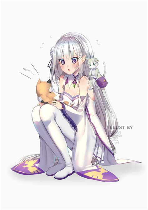 最美银发少女——艾米莉娅(爱蜜莉雅)图片