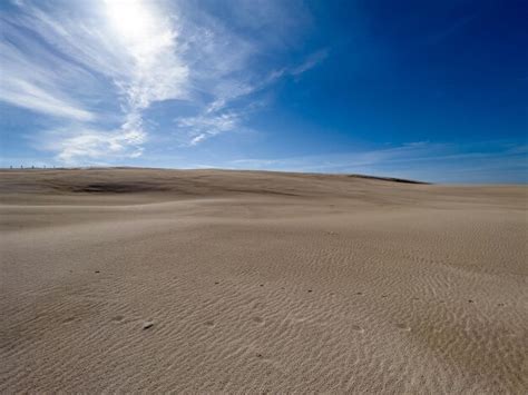 Premium Photo | The sand dunes in the desert