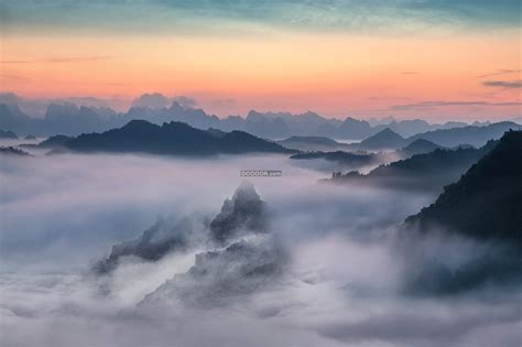 昭通大山包云海,云海,云海之上_大山谷图库