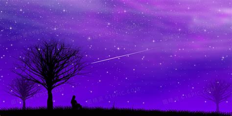 紫色浪漫梦幻唯美风创意星空背景海报桌面壁纸背景图片下载_7087x3543像素JPG格式_编号vjqf408d1_图精灵