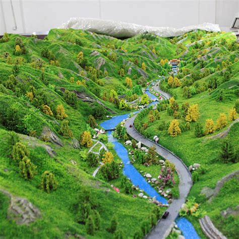 粘土地理模型,初一地理模型制作图片,手工制作地理地形模型_大山谷图库