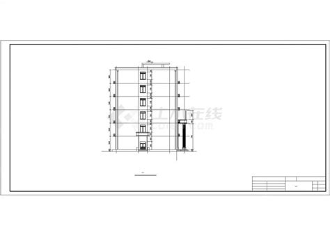 莆田市某服装厂5050平米6层钢混框架结构办公楼建筑结构设计CAD图纸_钢混结构_土木在线