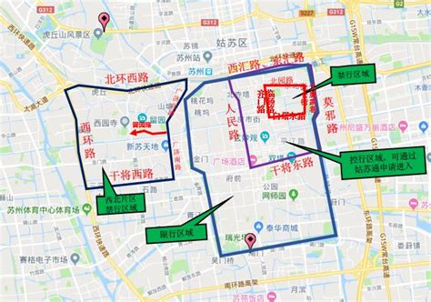 苏州景点地图图片