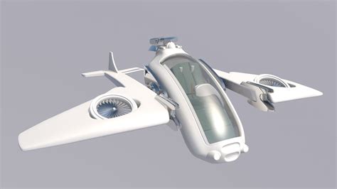 临摹习作：未来飞行器|三维|机械/交通|36DUC - 原创作品 - 站酷 (ZCOOL)