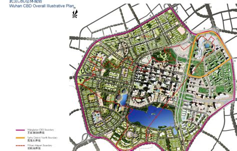 [湖北]武汉中央商务区北部公园地区总体规划（CBD总体规划）-城市规划景观设计-筑龙园林景观论坛