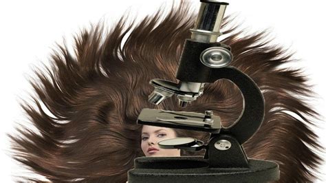 高倍显微镜下男生未染色头发,其它,生活百科,摄影素材,汇图网www.huitu.com