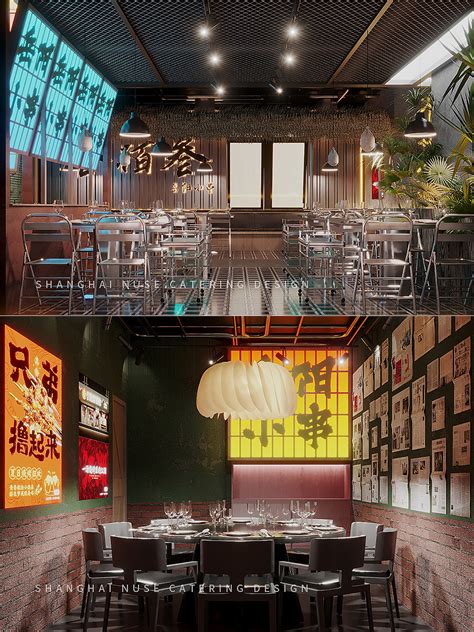 『上海』200㎡超正点的网红烧烤店_上海驽色餐饮设计-站酷ZCOOL