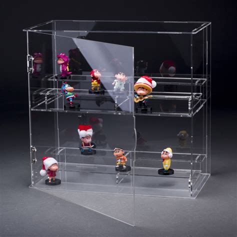 亚克力防尘盒子展示盒透明手办展示盒积木玩具公仔车模型组装定制-阿里巴巴