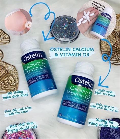 Thuốc bà bầu Ostelin Calcium & vitamin D3 review