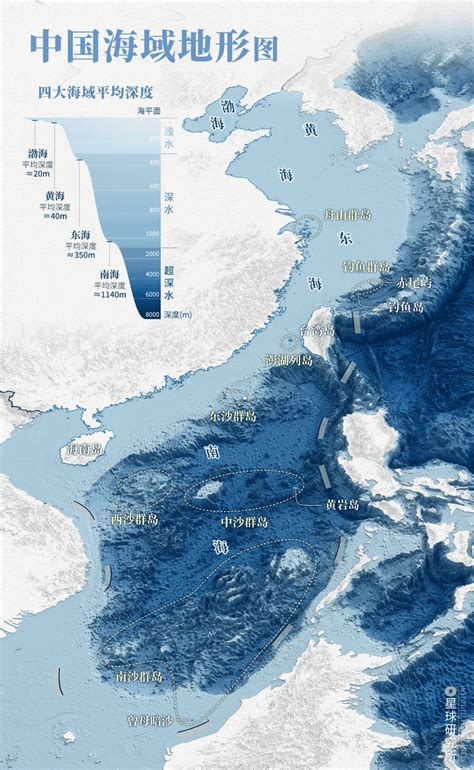 中国四大海域分界线图，中国4大海域简介 （初中地理重要的10条地理分界线你必须收下）_犇涌向乾