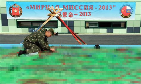 “和平使命—2013”中俄联合反恐军事演习进入战役筹划阶段