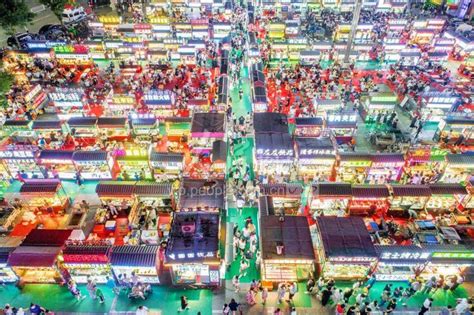 武汉汉正街图片,小商品市场,夜景_大山谷图库