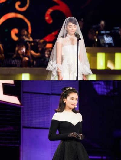 【图】刘涛穿婚纱参加《跨界歌王》 演唱《我终于成为别人的新娘》_综艺戏曲_戏剧-超级明星