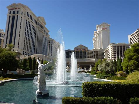 凯撒宫大酒店建筑与喷泉图片-千叶网
