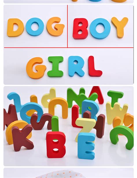 儿童早教益智玩具 26字母卡启蒙幼儿学习卡木制拼图玩具-阿里巴巴