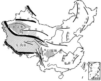 中国主要山脉图图片