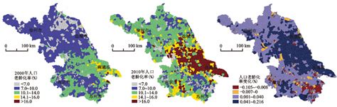 江苏省人口老龄化空间分异演变及影响因素