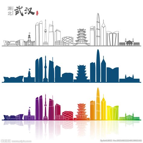 武汉地标建筑矢量设计元素设计图__广告设计_广告设计_设计图库_昵图网nipic.com