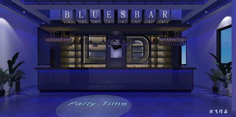 Blues bar 蓝调酒吧|空间|室内设计|Draw_wang - 原创作品 - 站酷 (ZCOOL)
