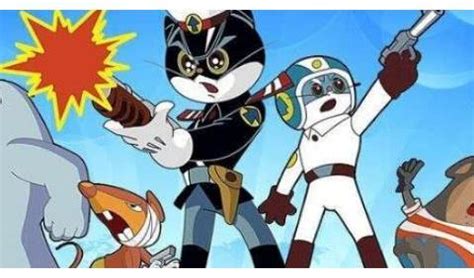 《黑猫警长》黑猫警长白猫班长图片