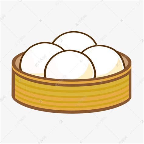 卡通馒头图片