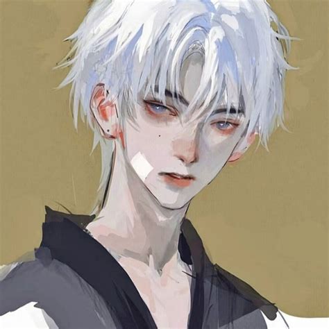 非主流白发头像男生可爱