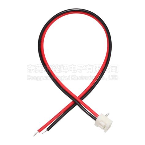 XH－2P端子线C3 两位对接端子线红黑线束LED插头线2.54mm公母插-阿里巴巴