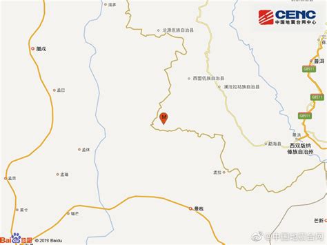 云南普洱市孟连县发生3.4级地震 震源深度7千米_手机新浪网